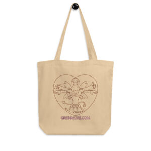 Eco Tote Bag: Vitruvian Grif