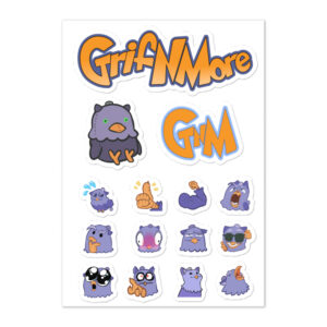 Sticker sheet: GrifNMore Emojis n Logos