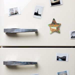 Wooden Ornament Magnets: GrifNMore Logo